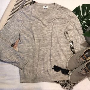 👟NWOT MENS OLD NAVY TAN CREWNECK SWEATER👟LARGE